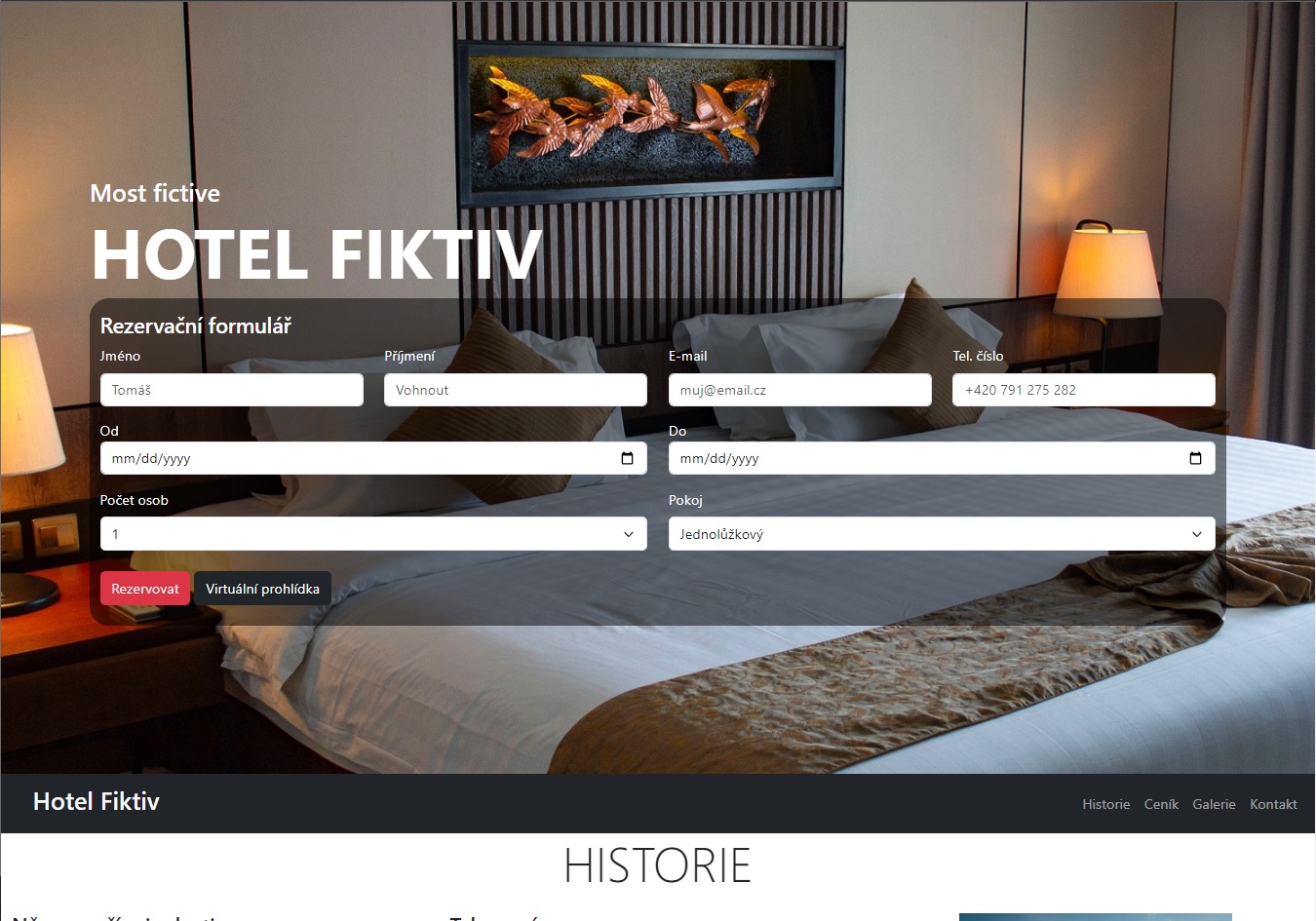 bootstrap project